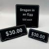 Customizable Price Tags for Table or Shelf Display