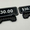 Customizable Price Tags for Table or Shelf Display