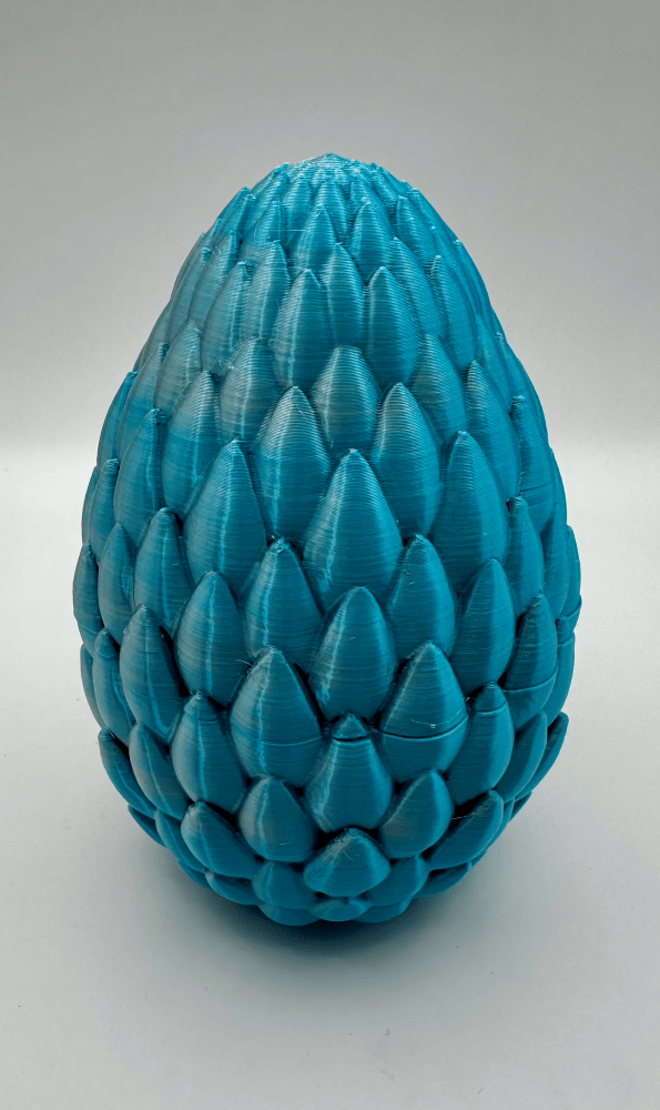 Mystical Dragon Egg – Screws Open to Reveal Hidden Dragon Inside (BLUE to SILVER)