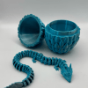 Mystical Dragon Egg – Screws Open to Reveal Hidden Dragon Inside (BLUE to SILVER)